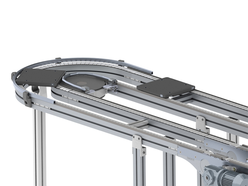 XT Twin Track Pallet Conveyors - Puck and Pallet Conveyor Systems