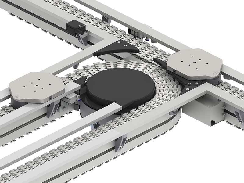 X85P Single Track Pallet Conveyors - Puck- und Palettenfördersysteme