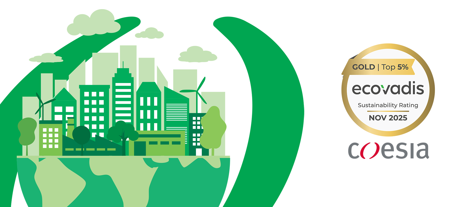 Ecovadis gold medal Coesia