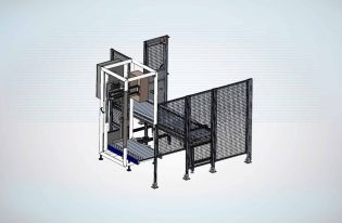 Tube Tray Lift & Rotate cell